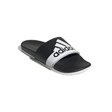 adidas Badeschuhe Adilette Comfort Logo #23 schwarz/weiss - 1 Paar